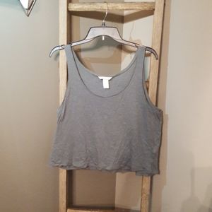 Green crop top